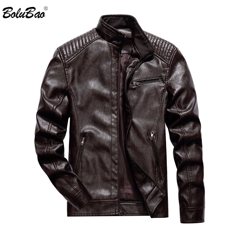 BOLUBAO модные мотоциклетные мужские куртки осенние удобные Куртки из