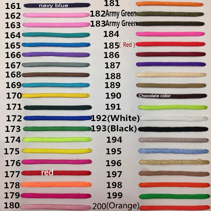 

108 colors 100M Paracord 550 Paracord Parachute Cord Lanyard Rope Mil Spec Type III 7Strand Climbing Camping survival equipment