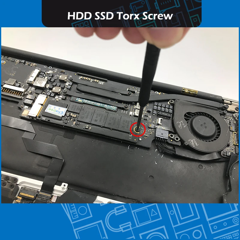 Винт Torx 10 шт./лот для жесткого диска HDD SSD MacBook Pro A1398 A1502 A1425 Air A1369 A1466 A1370 A1465