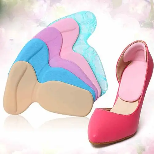 

Hot Durable T-Shape Thread Thicker Rear Foot Wear Sticker High Heels Soft Anti-slip Mat