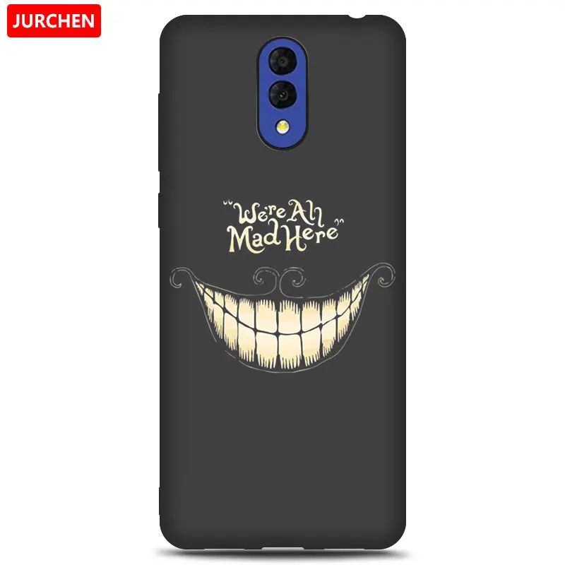 26 JURCHEN Case For Alcatel 3L Case Soft Tpu Silicone Back Cover For Alcatel 3L 3 L Case Cover Funda Printing Bag Cartoon - Цвет: 26