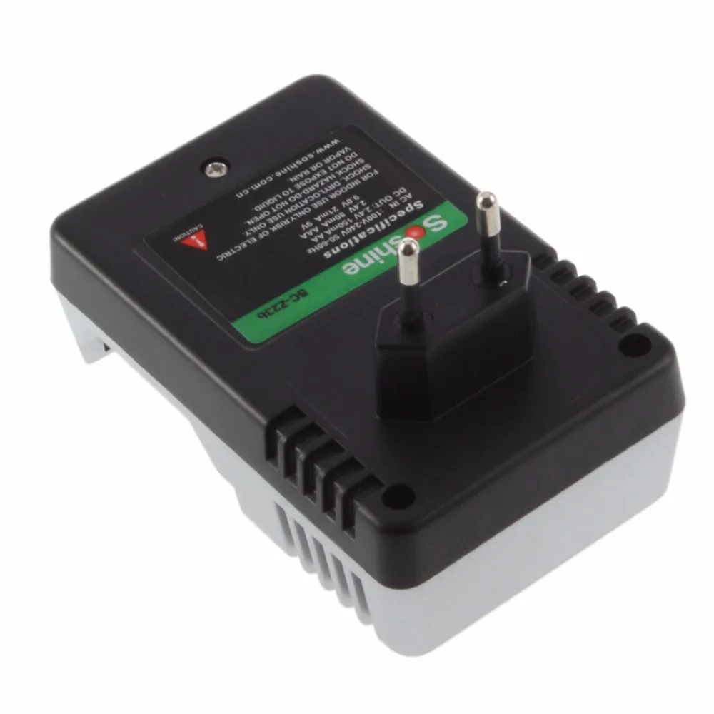 Soshine аккумуляторная батарея зарядное устройство AA AAA 9V Ni-MH Ni-Cd батареи настенные