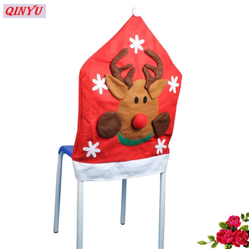 Рождественское кресло Санта Клаус тканевое покрытие для сидения