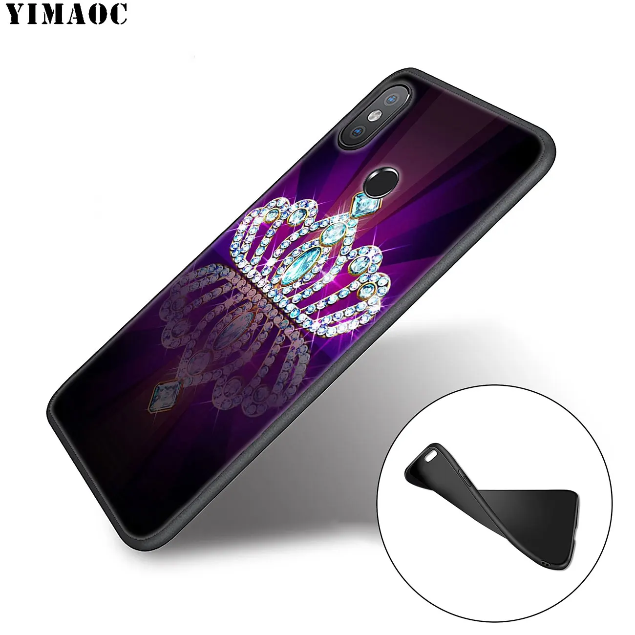 YIMAOC принцесса королева босс корона король мягкий силиконовый чехол для Xiaomi Redmi K30