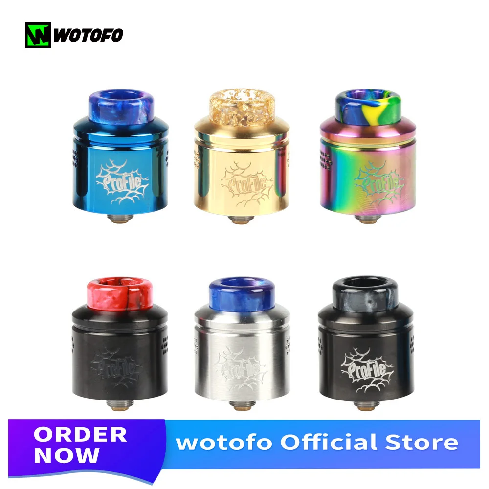 Оригинальный Wotofo профиль RDA распылитель для электронной сигареты резервуар