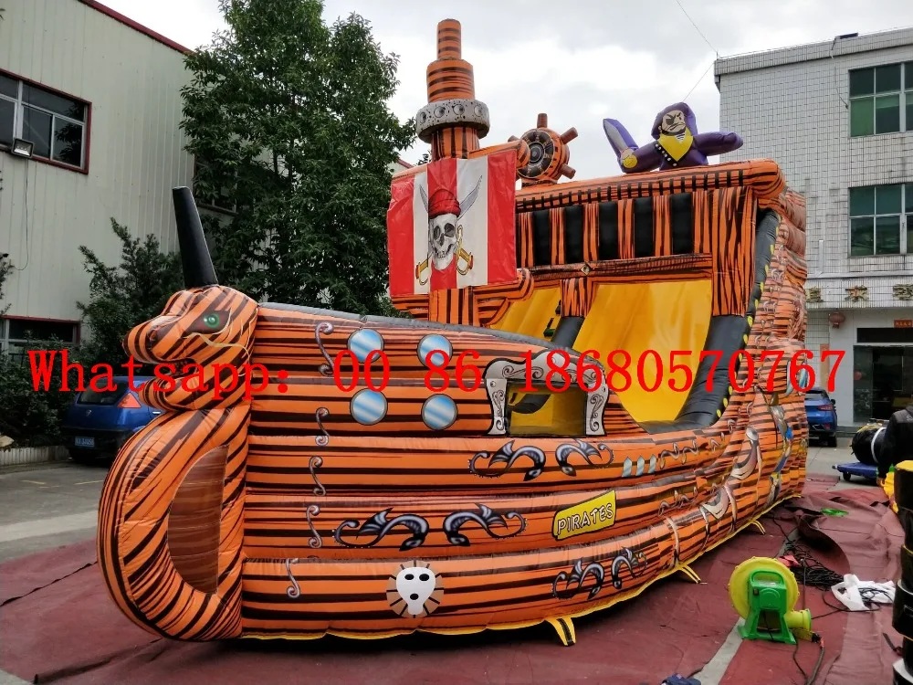 (China Guangzhou) Factory direct inflatable slide / castle trampoline pool /Inflatable pirate ship YLY-052 | Спорт и развлечения
