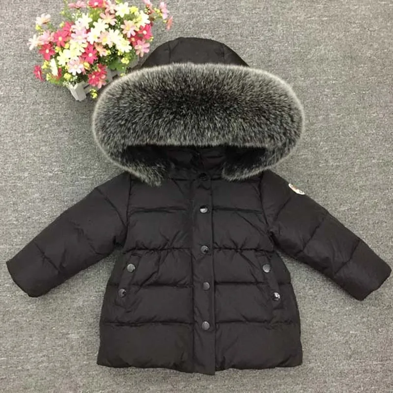Dollplus детская зимняя куртка пуховик для девочек и мальчиков Детская пальто с