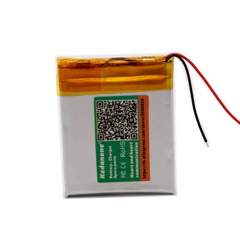 503035 3 7 V 500mAh литий полимерный аккумулятор 7V Вольт Li po ion Lipo батареи для DVD GPS