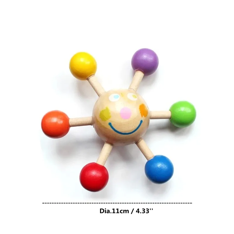 1 шт. новинка деревянный спиннинг Топ Дети Классические игрушки красочные