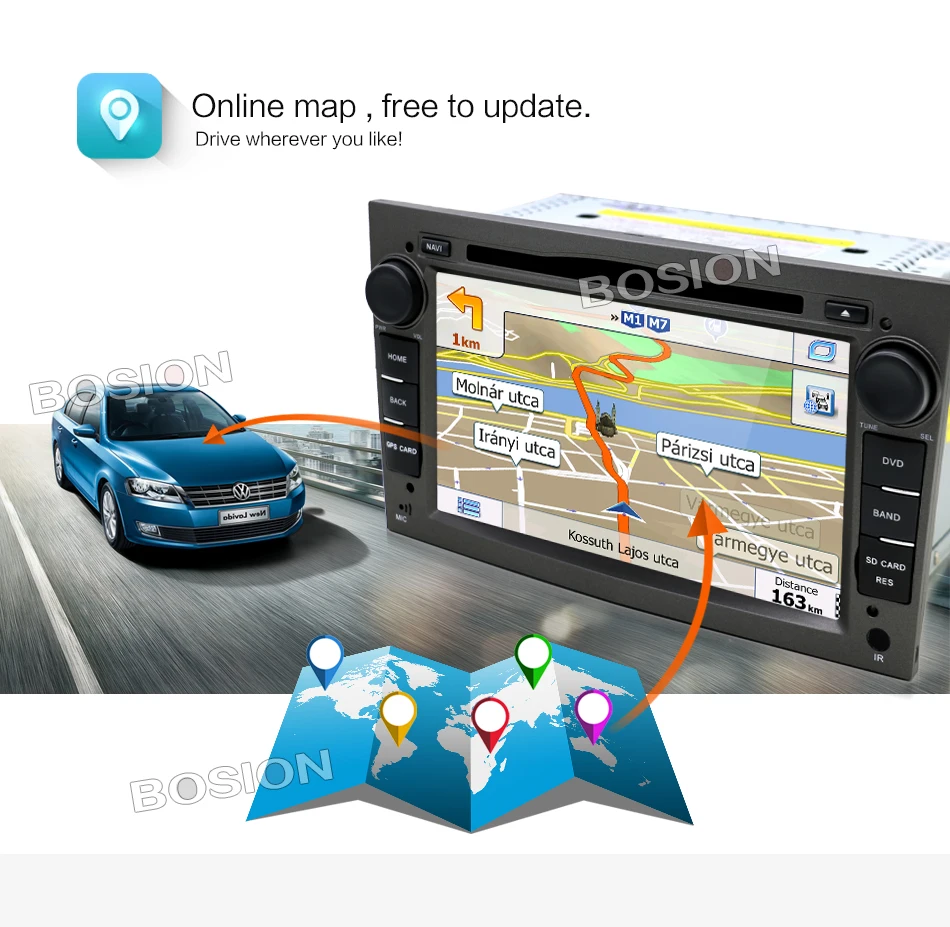 Четырехъядерный Android 7 1 2 din android автомобильный Радио gps для Opel Astra Vectra Antara Zafira Corsa Гб