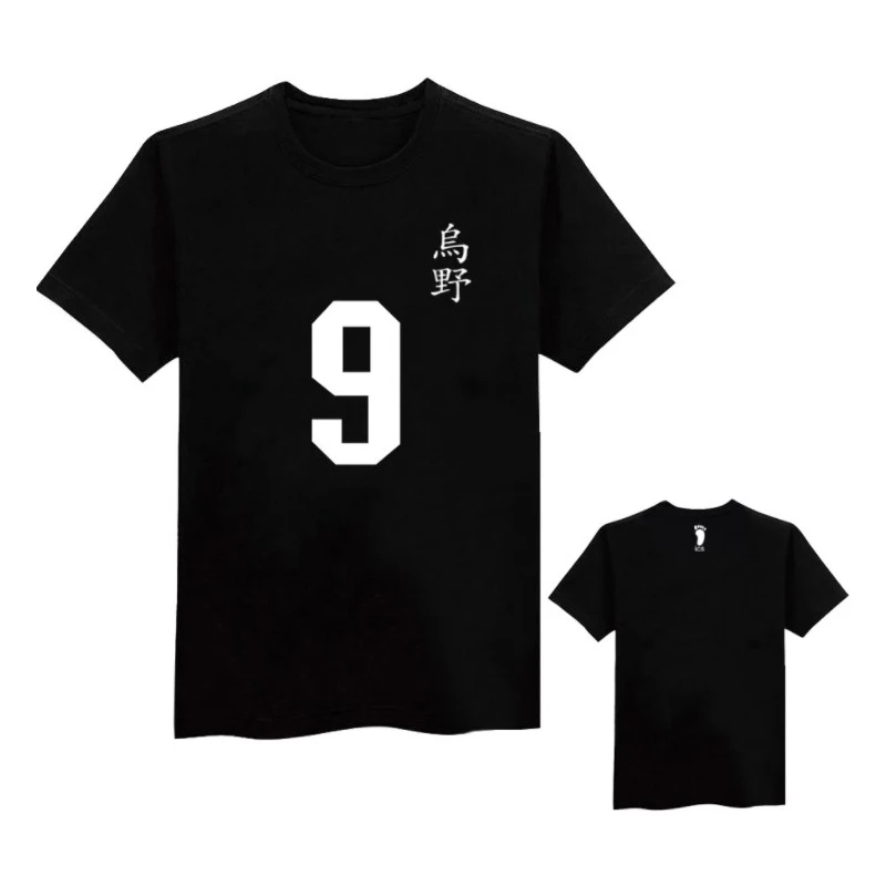 Новые футболка Haikyuu Косплей Kageyama Tobio Хината Syouyou аниме мужские футболки лето