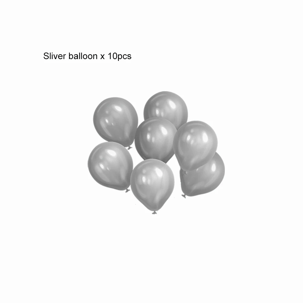 sliver-balloon Merry Christmas Lumberjack вечерние Наборы украшений одноразовая посуда счастливые сувениры для вечеринки ко дню рождения салфетки тарелки принадлежности для праздника - Цвет: sliver-balloon