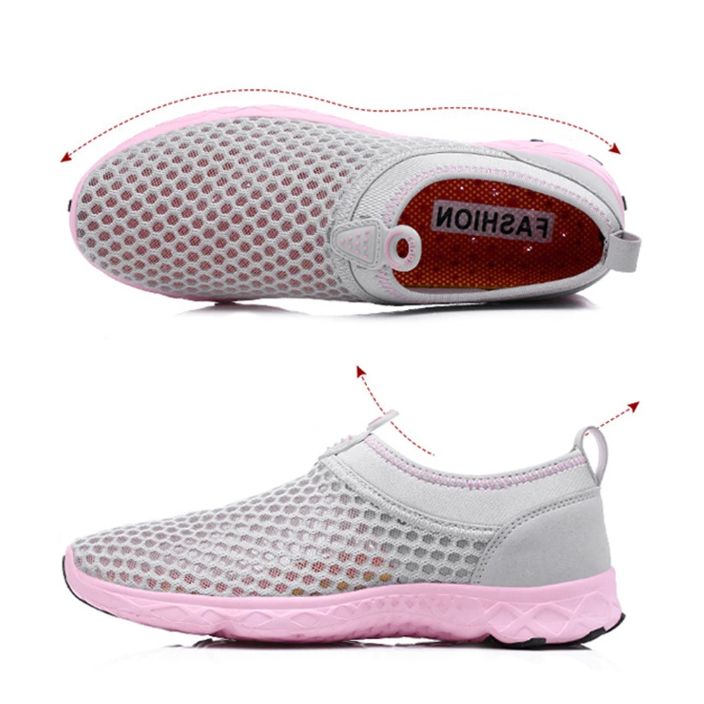 Модная Уличная обувь Женская легкая пляжная с сеткой женская для рыбной ловли