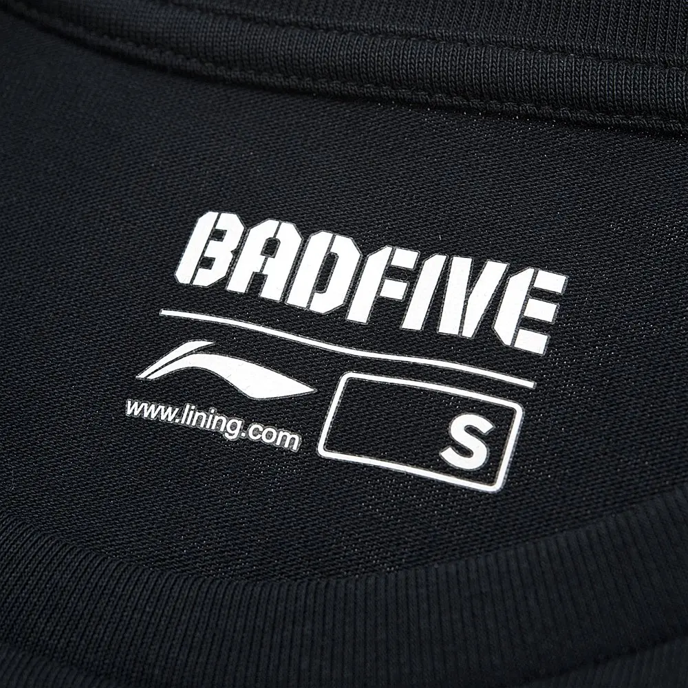 Li-Ning Женская баскетбольная Футболка BAD FIVE рубашки с длинными рукавами 100% хлопок