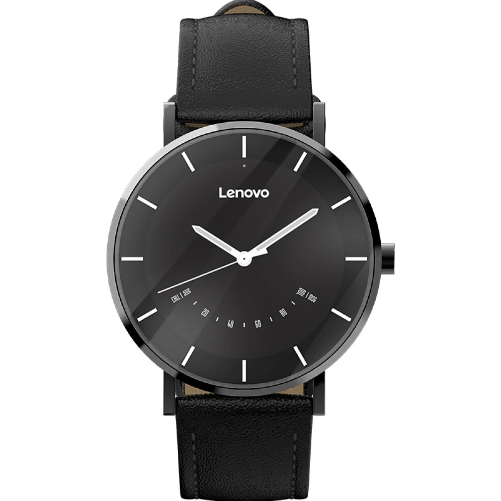 Watch-S-Black Lenovo Смарт часы модные кварцевые часы с интеллектуальным напоминанием 50 м водонепроницаемый долгий срок службы батареи спортивные умные часы - Цвет: Watch-S-Black