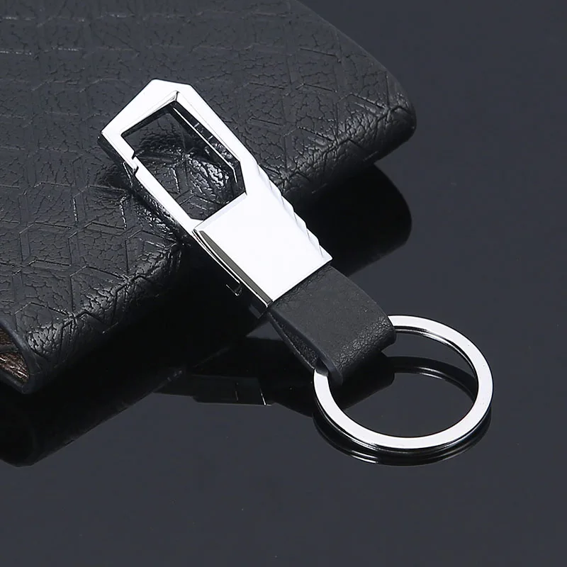 Мужской брелок в классическом стиле из натуральной кожи мужской автомобильный