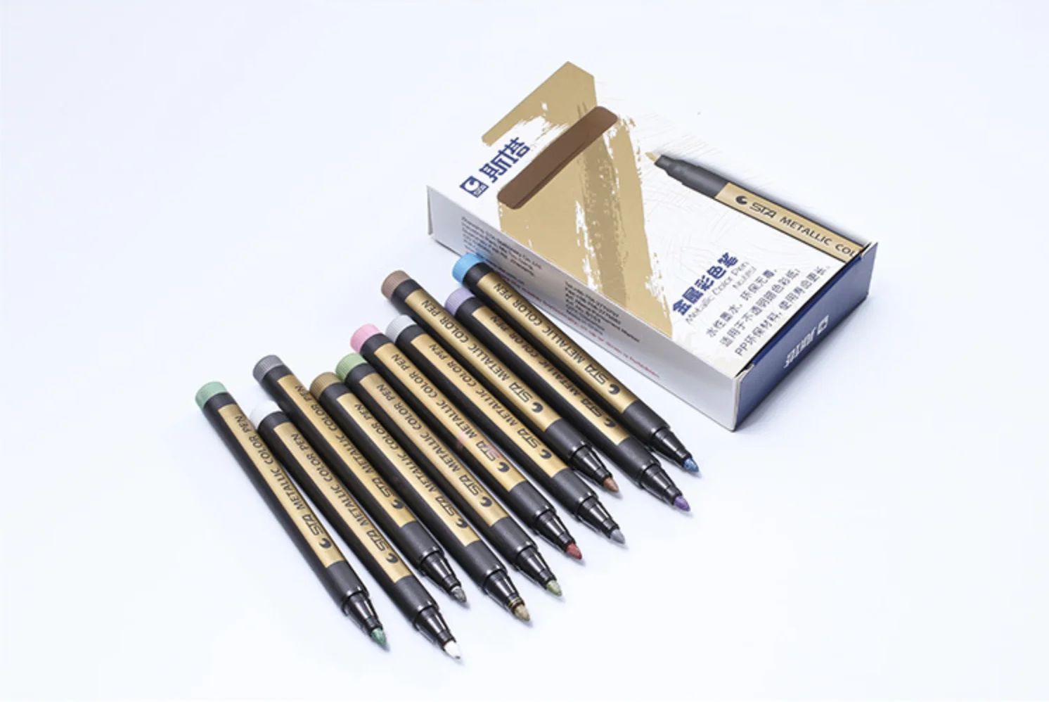 STA8151 10 цветов маркер ручка винтажная краска высокий светильник DIY флуоресцентные граффити кисти креативные офисные канцелярские принадлежности Школьные принадлежности