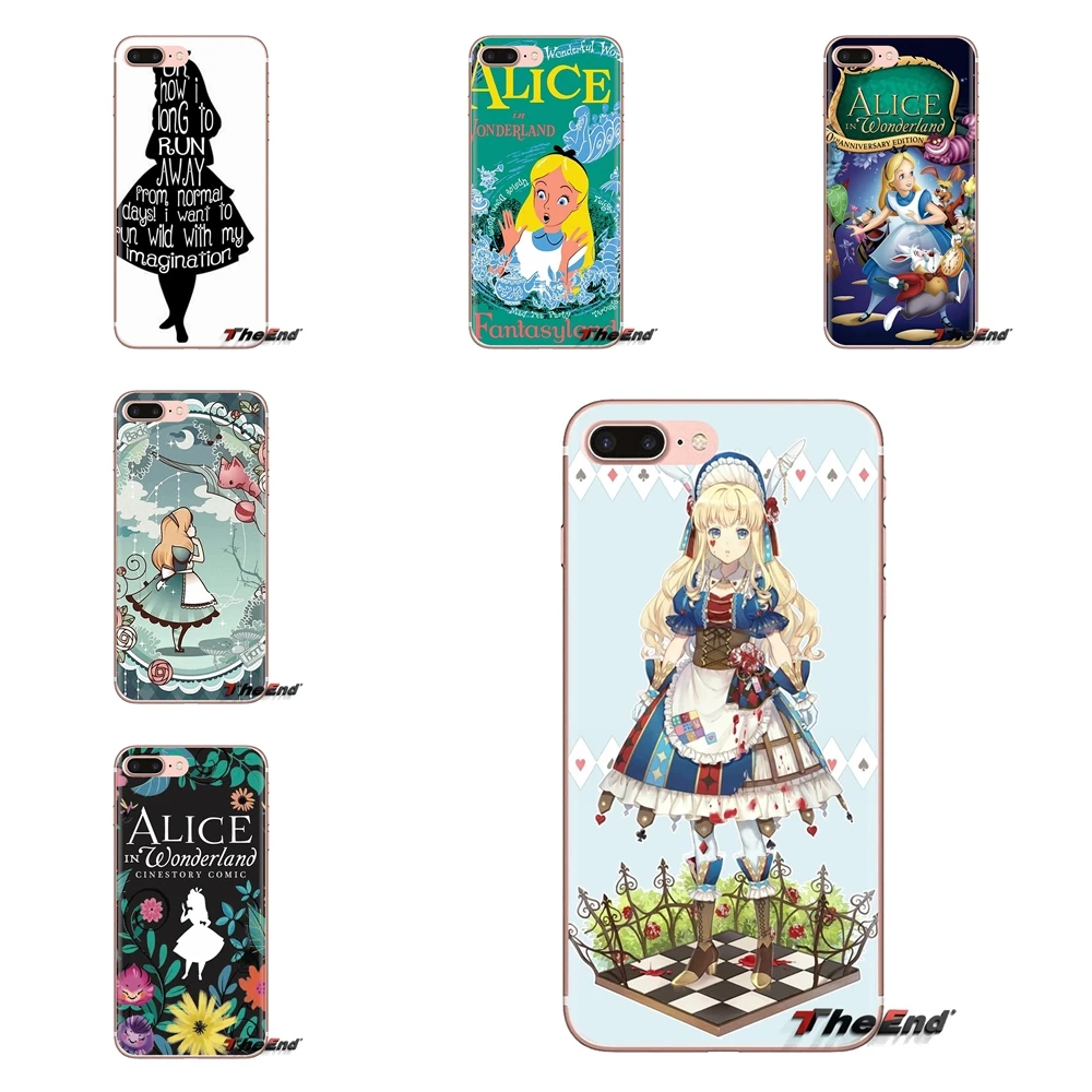 Мягкие прозрачные чехлы для Samsung Galaxy S3 S4 S5 Mini S6 S7 Edge S8 S9 S10 Plus Note 3 4 5 8 9 Alice in Wonderland |