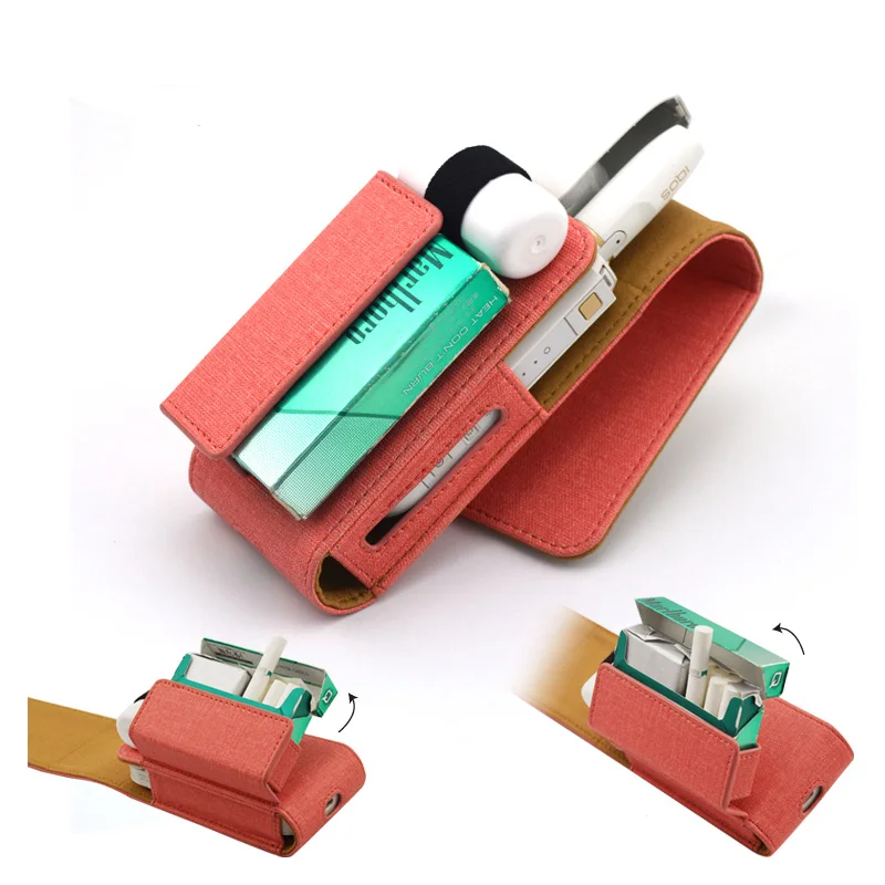 Чехол Lanyard Style IQOS Canvas + из искусственной кожи для 2 4 Plus II III универсальный чехол