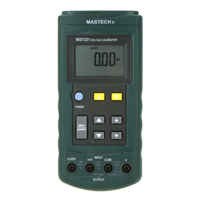 Mastech MS7221 Вольт/мА напряжение тока калибратор источник/выход Шаг DC 0 10 в 24 мА тестер