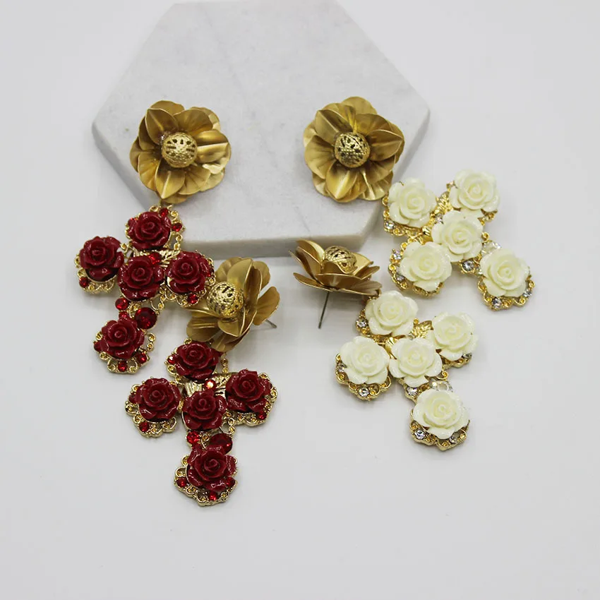 2020 новые преувеличенные металлические серьги в форме шара и цветка ретро стиле