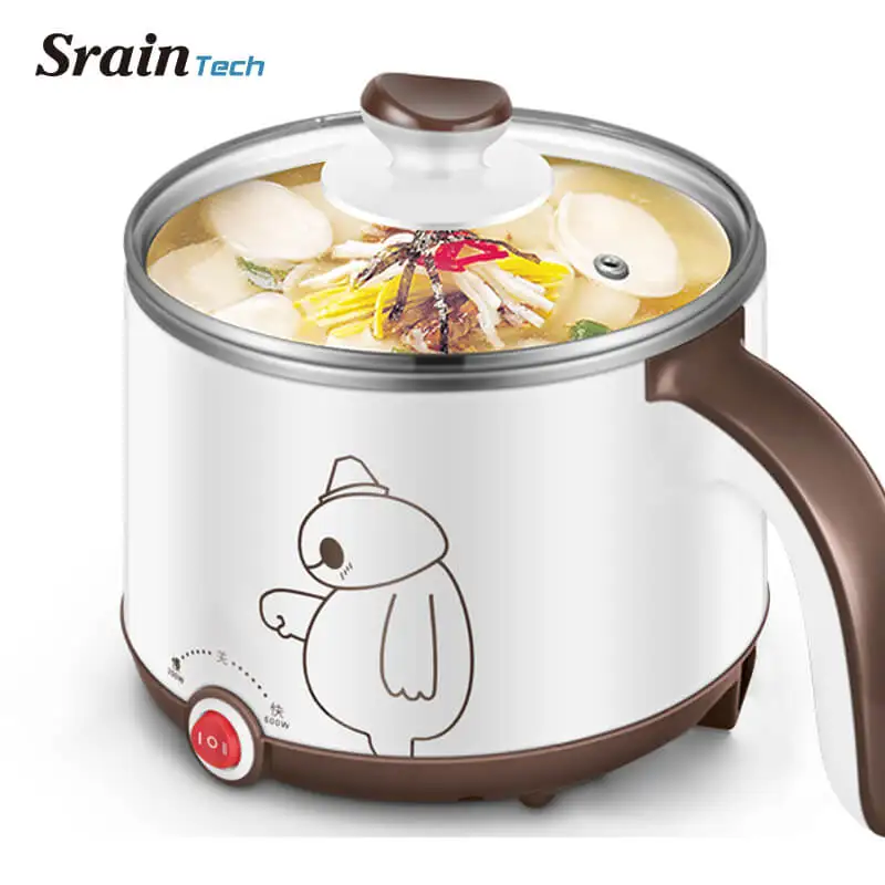 Sraintech Mini Multi Плита 1.5L Еда Класс Нержавеющая сталь Электрический Hot Pot рис отварить