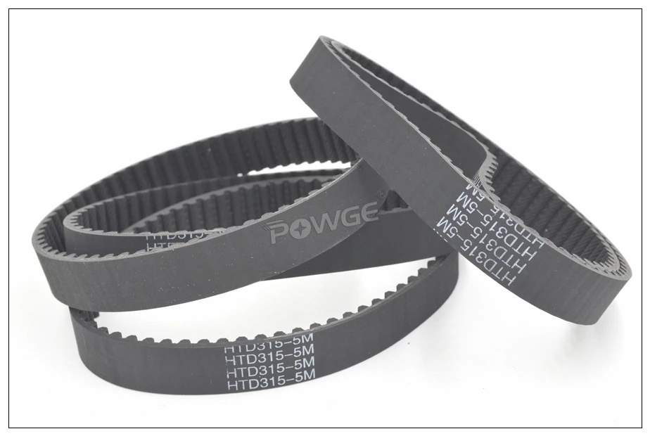 Синхронный ремень POWGE 300/305/310/315 5 м зубья = 60/61/62/63 много ширины замкнутый контур HTD