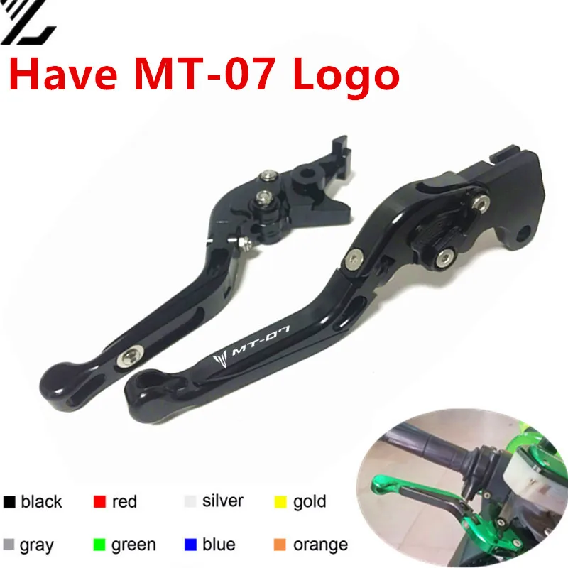 

Motorcycle handle CNC Folding Extendable adjustable Brake Clutch Levers for AMAHA MT 07 MT07 MT-07 FZ07 FZ-07 2018-2019
