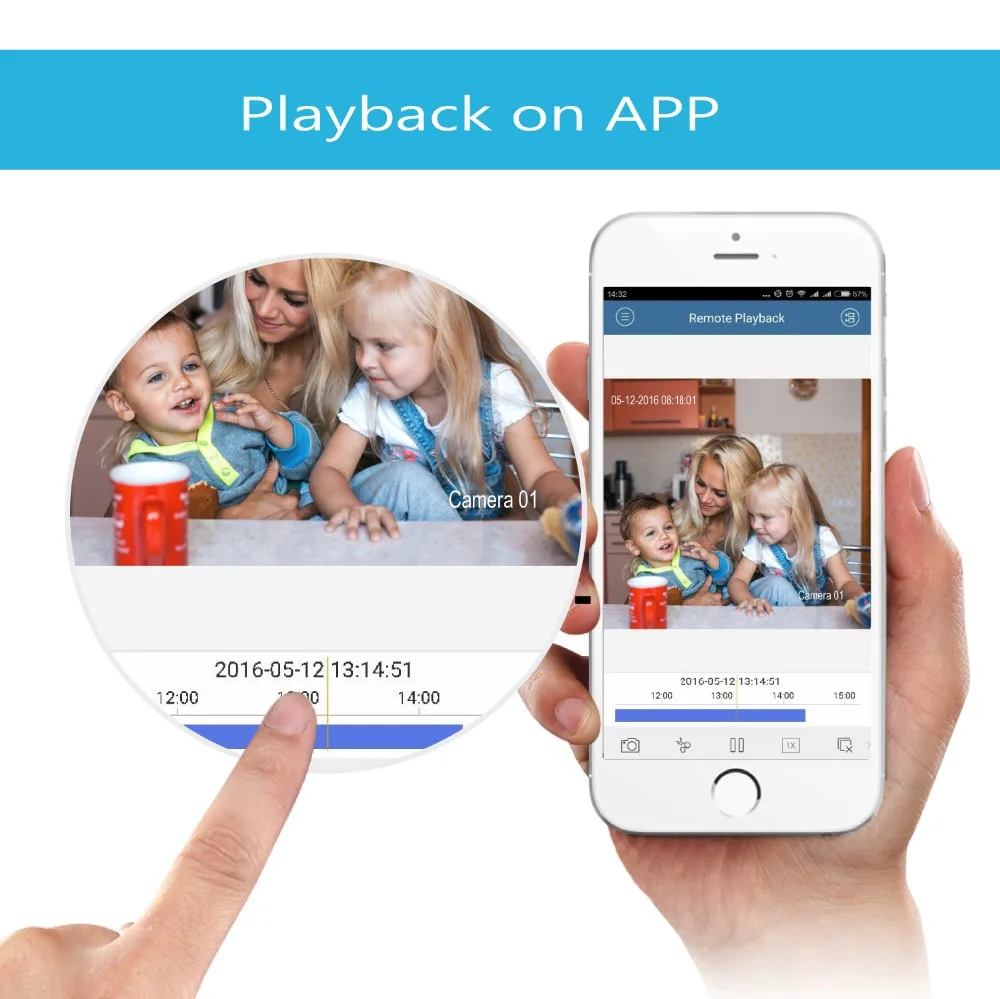 Беспроводная IP камера SANNCE 720P с функцией панорамирования/наклона|night security