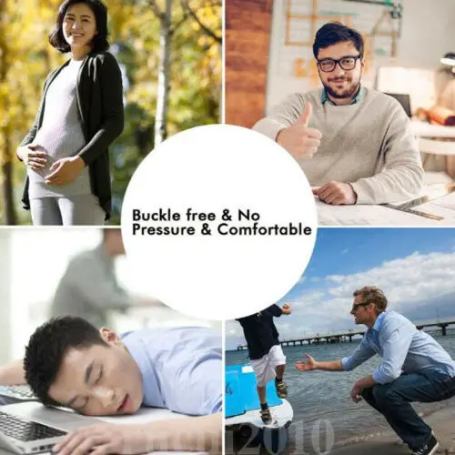 Эластичный пояс унисекс с пряжкой для джинсов брюки платье эластичный женщин и