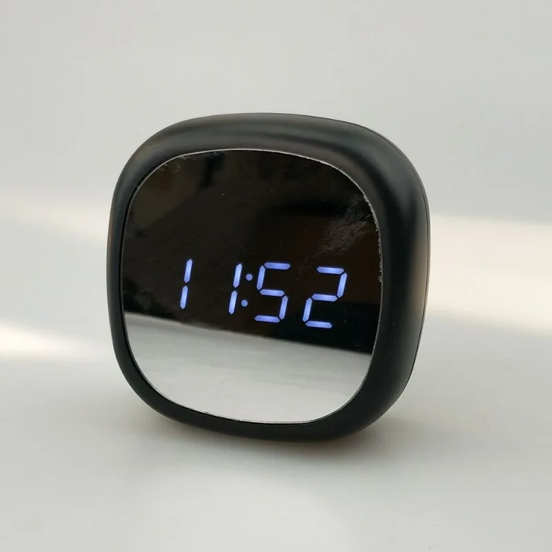 Mirror Alarm Clocks Digital Snooze Table Clock Wake Up Light Electronic Large Time Temperature Display Home Decoration | Дом и сад