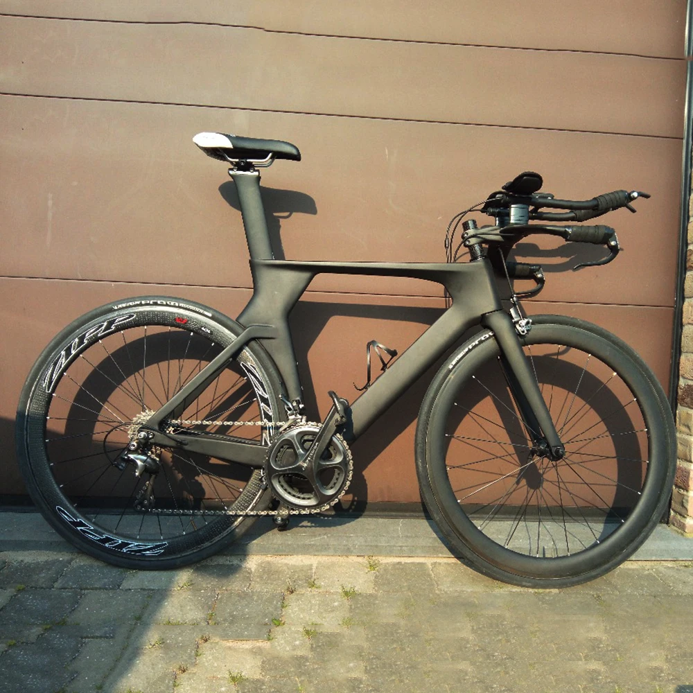

Trial Time Carbon TT Frame bikes Di2 and Mechanical Compatible Triathlon Bicycle Frame