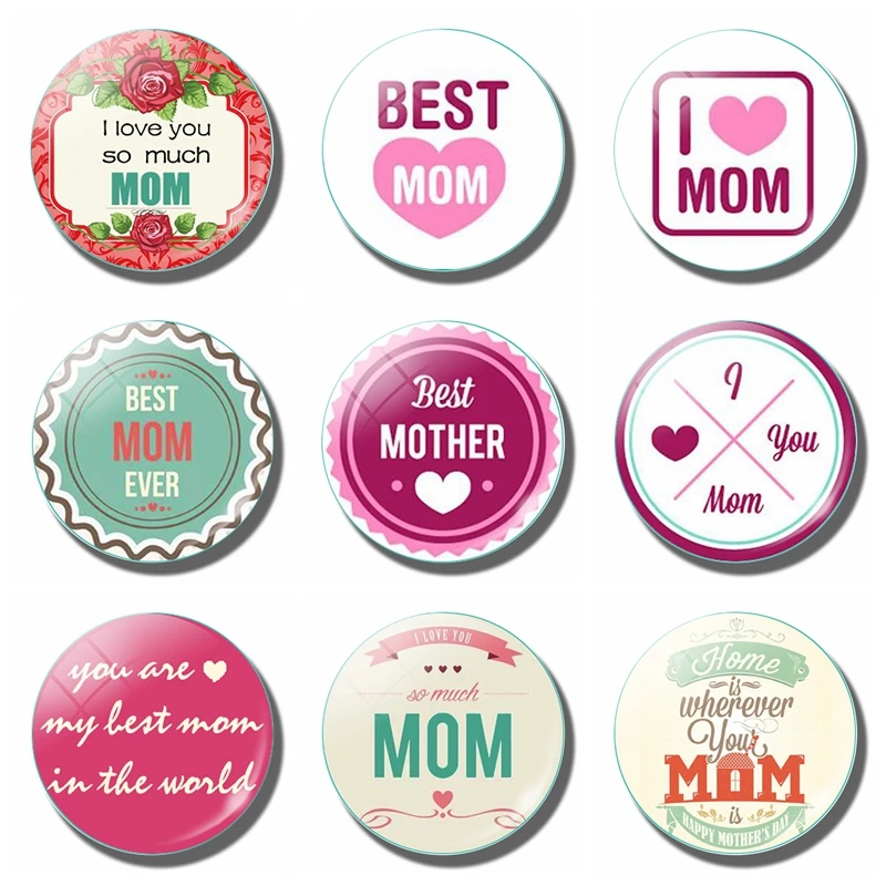 Наклейка на холодильник с надписью MOTHER I LOVE YOU|Магниты холодильник| |