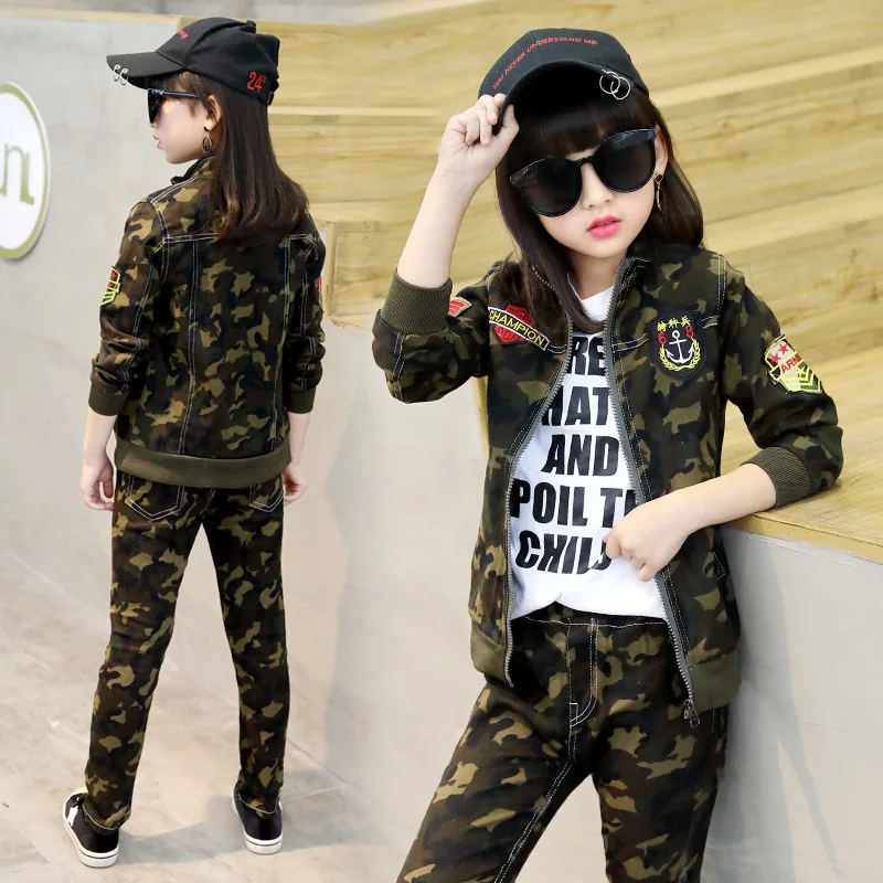 Комплект детской одежды унисекс военная униформа камуфляжный комплект из 2