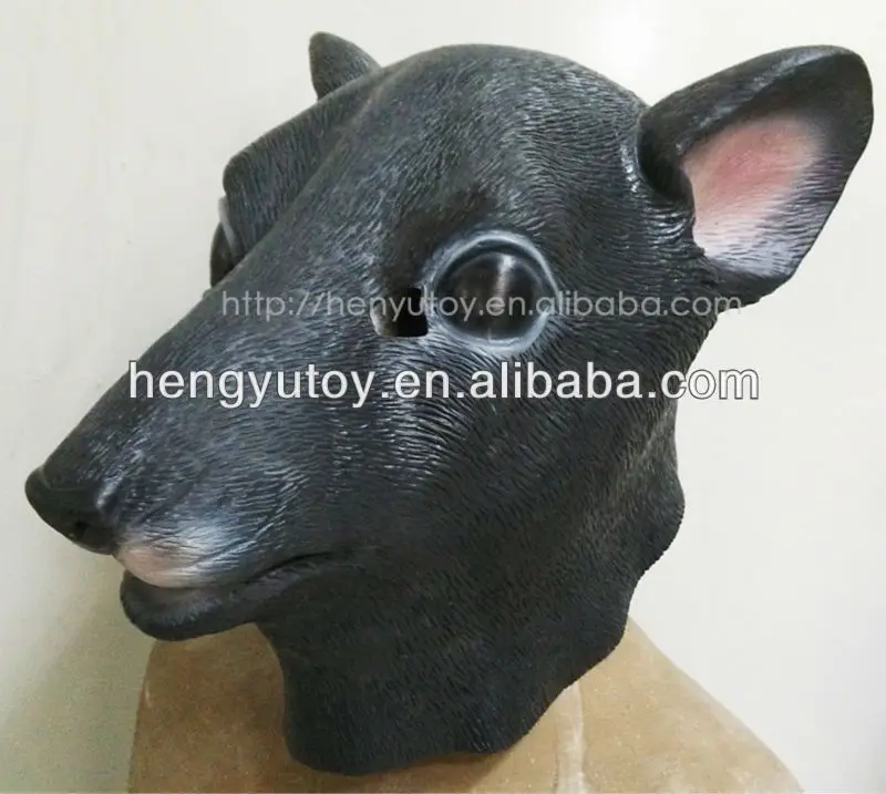 3D на всю голову Реалистичная Необычные платья латекс крыса Маскарадная маска для