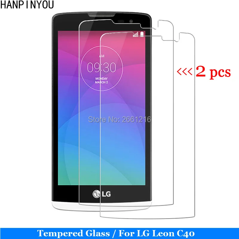 Закаленное стекло 9H 2.5D Премиум Защитная пленка для LG Leon 4G LTE C40 H324 H340N 4 5 дюйма 2