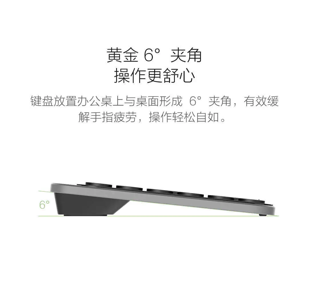 Xiaomi Miiiw Bluetooth двухрежимный клавиатура Mwbk01 104 ключей 2,4 ГГц многооконный Системы Совместимость Беспроводной Портативный клавиатура
