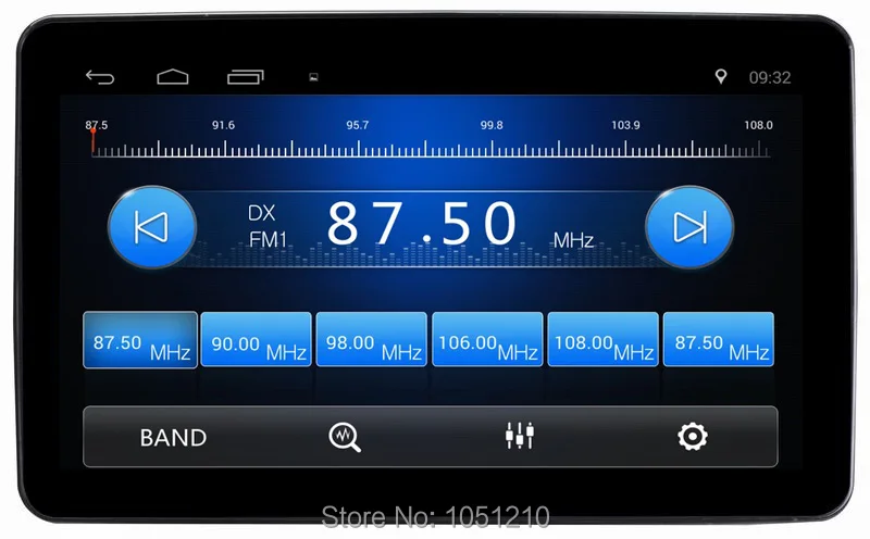 9 дюймовый автомобильный мультимедийный gps радиомагнитофон Ouchuangbo для Besturn X80 2017