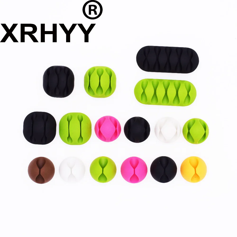 Colorful Cable Clip Cord Manager Organizer Adhesive Hook Wire Holder For Power Cords Charging Accessory Cables Mouse | Электроника