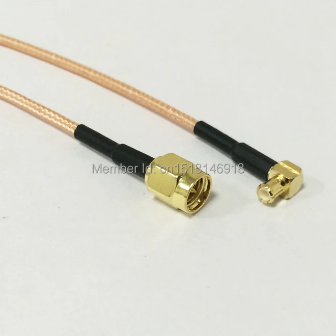 1 шт. НОВЫЙ SMA штекер переключатель MCX Штекер правый угол разъем RG316 коаксиальный
