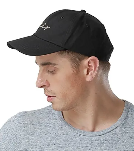 MIER Cotton Baseball Cap Adjustable Hat for Men and Women Black-Unstructured | Спорт и развлечения