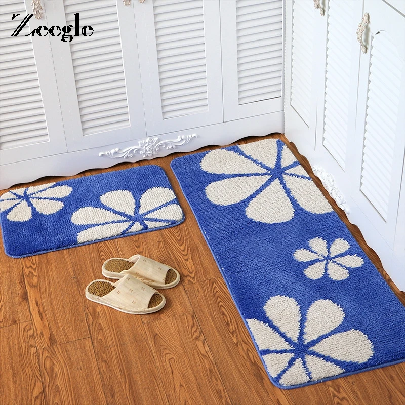 Zeegle 45X120cm Кухня ковры домашний коврик для входа анти скольжения Ванная комната