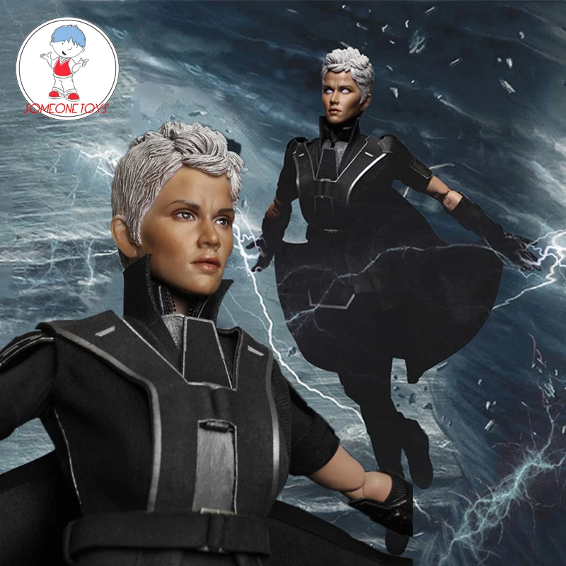 Коллекционная 1/6 фигурка женщины с 2 головками погодные манипуляторы FS002 12