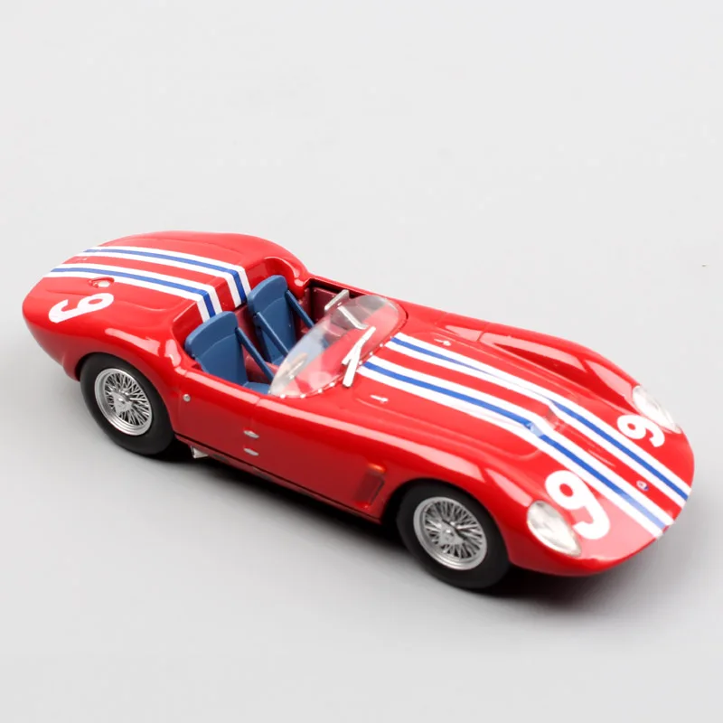 Мальчиков 1:43 Масштаб Tipo 61 клетка Дрого охранников трофей 1963 № 9 Casner спортивный гоночный автомобиль литья металла модель автомобиля игрушки для подарков - Цвет: Tipo 61 Drogo Guards