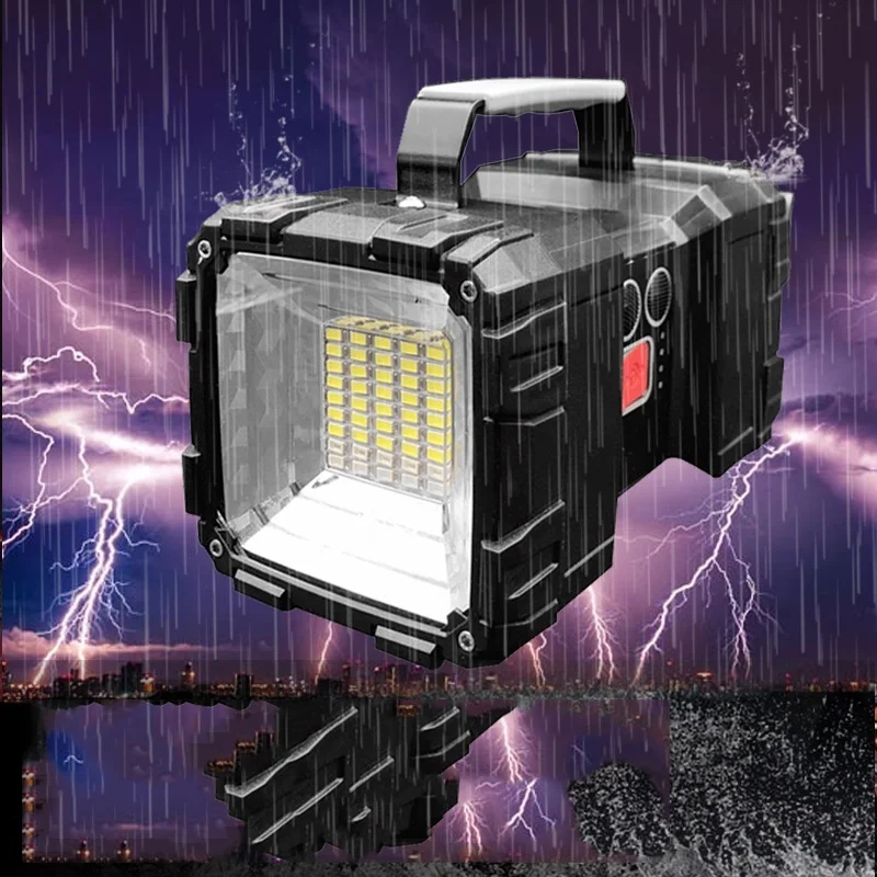 Портативный светильник с двойной головкой многофункциональный ультра яркий