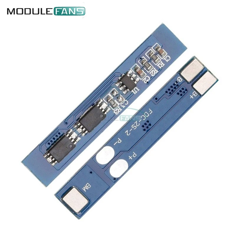 2 шт. защитная плата BMS PCM для зарядного устройства литий ионных батарей 2S 3A 7 4 В 8 в