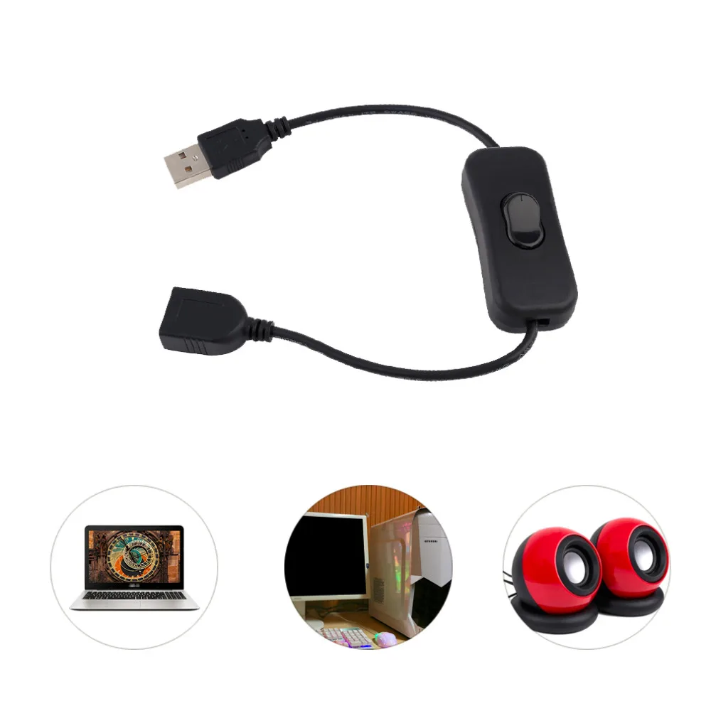 Кабель USB Папа-мама с переключателем Удлинительный кабель-удлинитель для кабеля