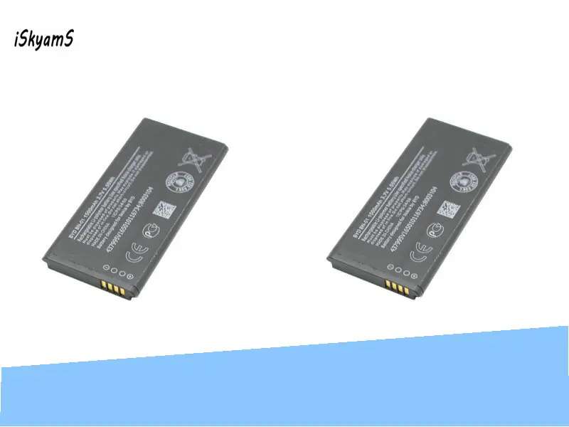 iSkyamS 2x 1500mAh Replacement bateria bn01 Battery For Nokia Lumia X 1045 RM-980 RM 980 Normandy BYD BN-01 |