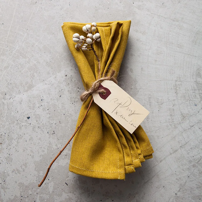 Салфетки из хлопка и льна 2 шт./лот 41*41 см|linen napkins|table napkinwedding table napkin |