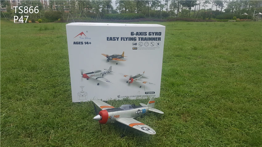 RC самолет P47 P51 F6F RTF приводимого в движение с помощью электропривода 500 мм размах